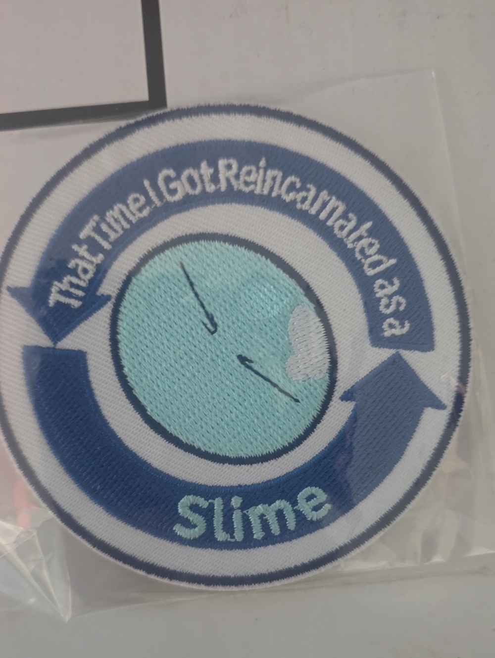 Blue Slime Reincarnation Embroidered Patch